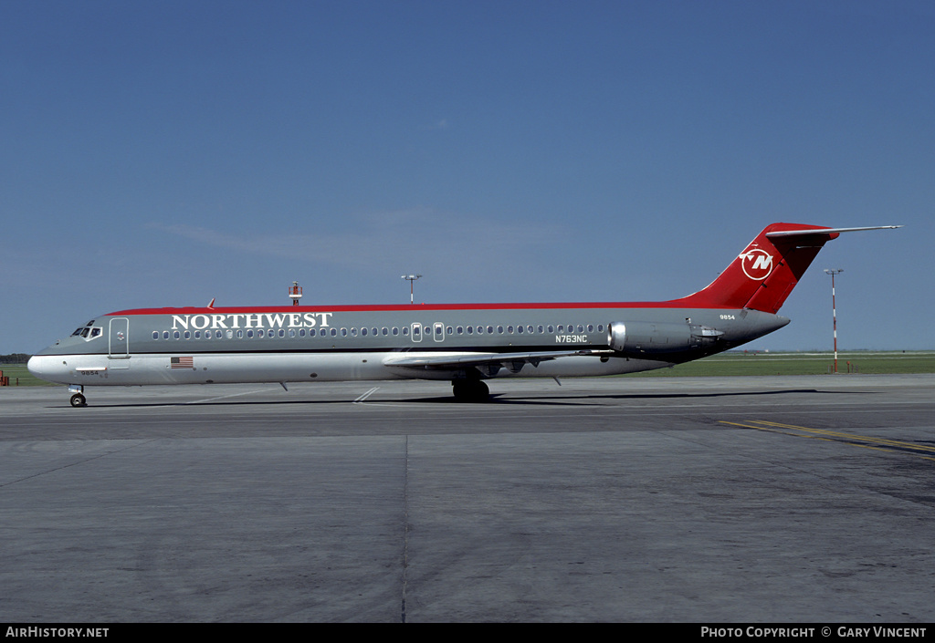 Aircraft Photo of N763NC | McDonnell Douglas DC-9-51 | Northwest Airlines | AirHistory.net #338476
