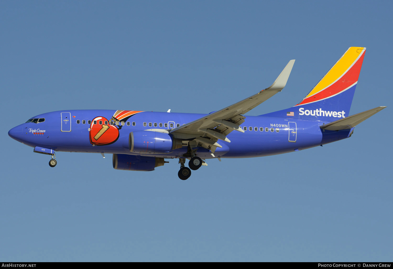 Aircraft Photo of N409WN | Boeing 737-7H4 | Southwest Airlines | AirHistory.net #338502