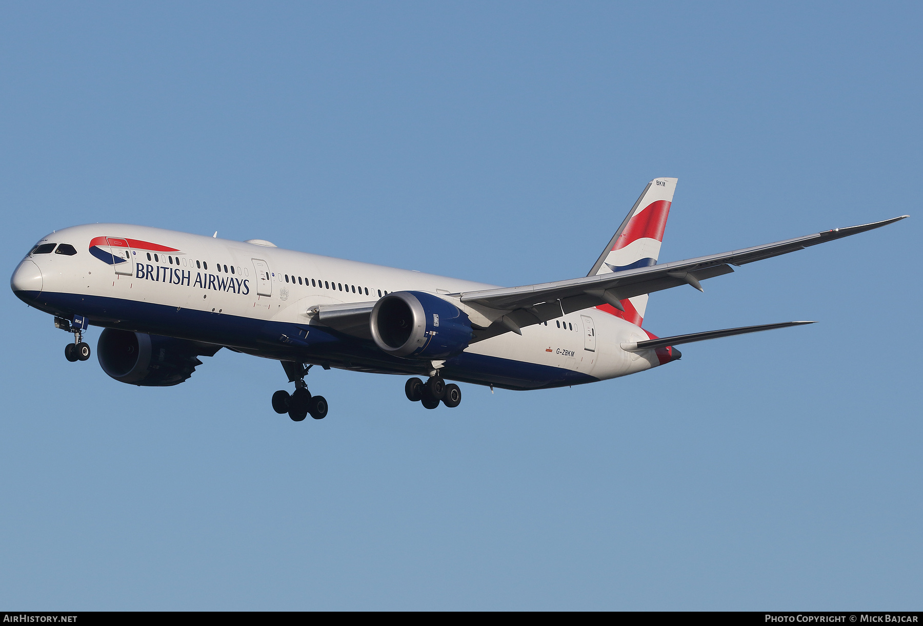 Aircraft Photo of G-ZBKM | Boeing 787-9 Dreamliner | British Airways | AirHistory.net #338504