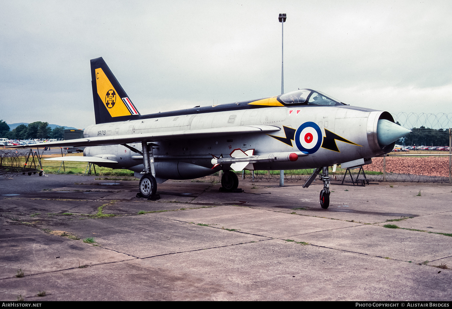 Aircraft Photo of XR713 | English Electric Lightning F3 | UK - Air Force | AirHistory.net #338543
