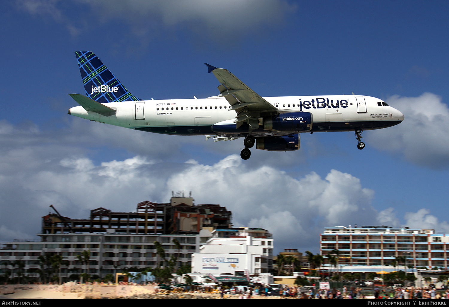 Aircraft Photo of N729JB | Airbus A320-232 | JetBlue Airways | AirHistory.net #338547
