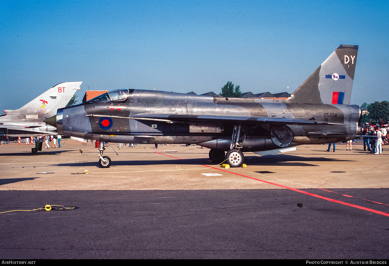Aircraft Photo of XS458 | English Electric Lightning T5 | UK - Air Force | AirHistory.net #338548
