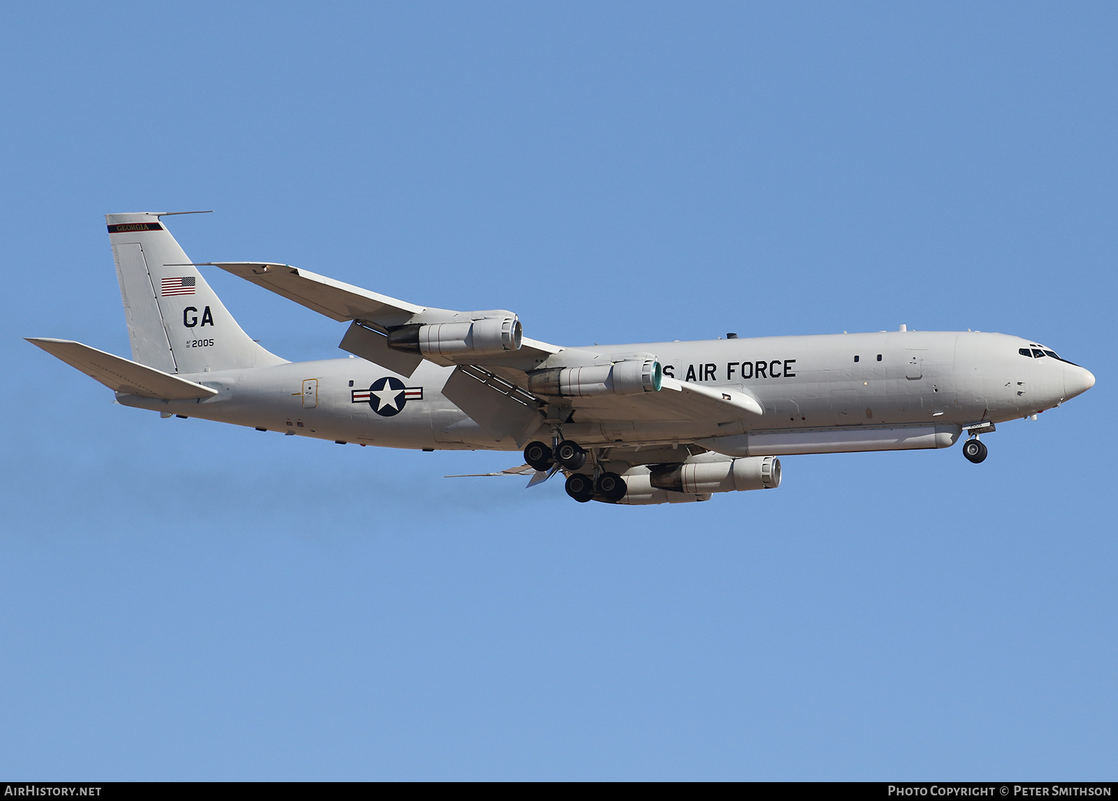 Aircraft Photo of 01-2005 | Boeing E-8C J-Stars (707-300C) | USA - Air Force | AirHistory.net #338554