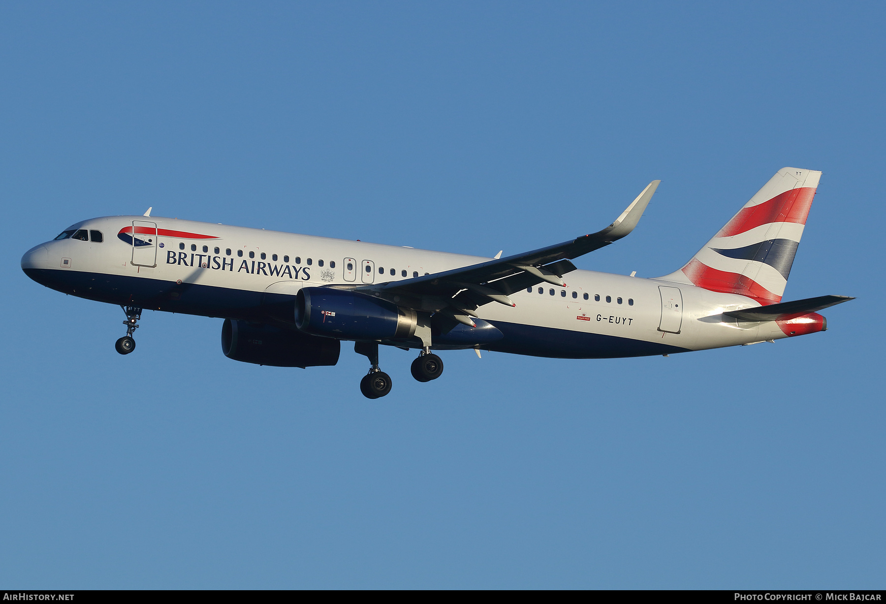 Aircraft Photo of G-EUYT | Airbus A320-232 | British Airways | AirHistory.net #338555