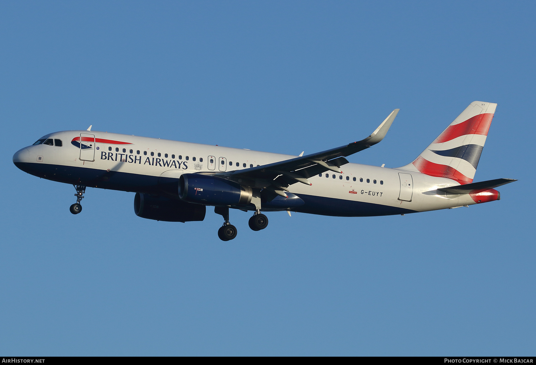 Aircraft Photo of G-EUYT | Airbus A320-232 | British Airways | AirHistory.net #338555