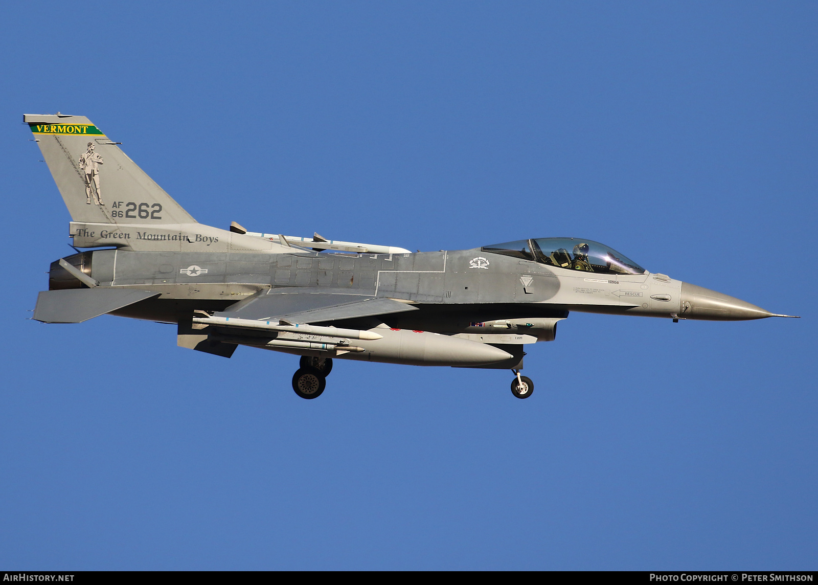 Aircraft Photo of 86-0262 / AF86-262 | General Dynamics F-16C Fighting Falcon | USA - Air Force | AirHistory.net #338565