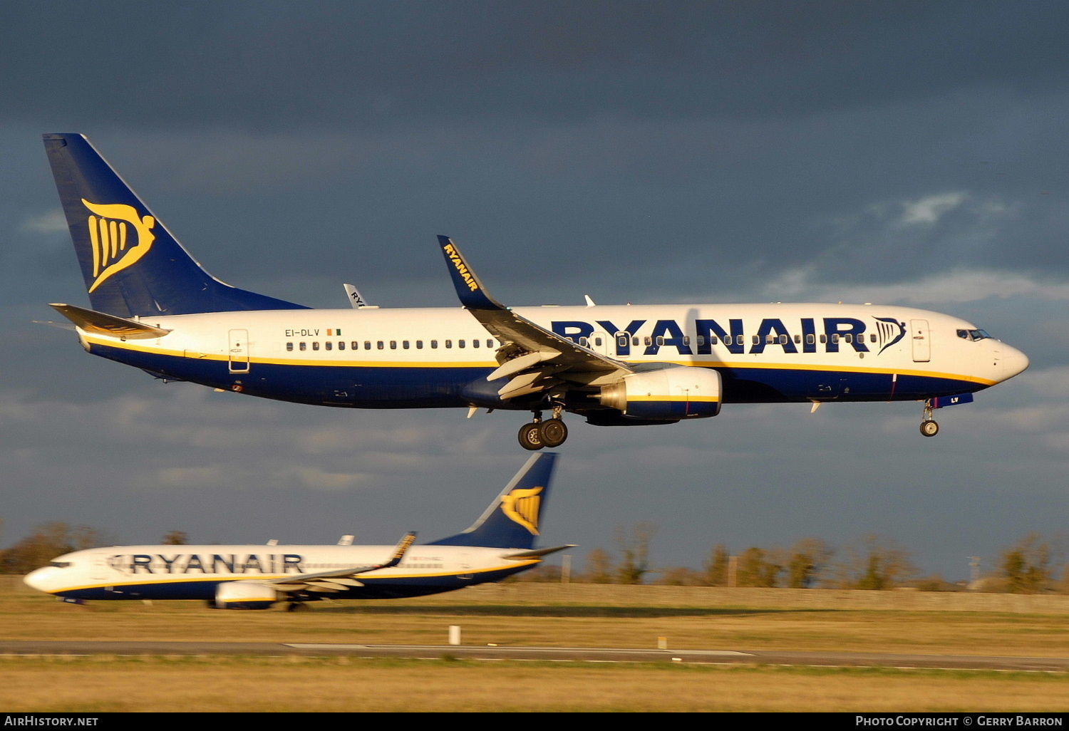 Aircraft Photo of EI-DLV | Boeing 737-8AS | Ryanair | AirHistory.net #338568