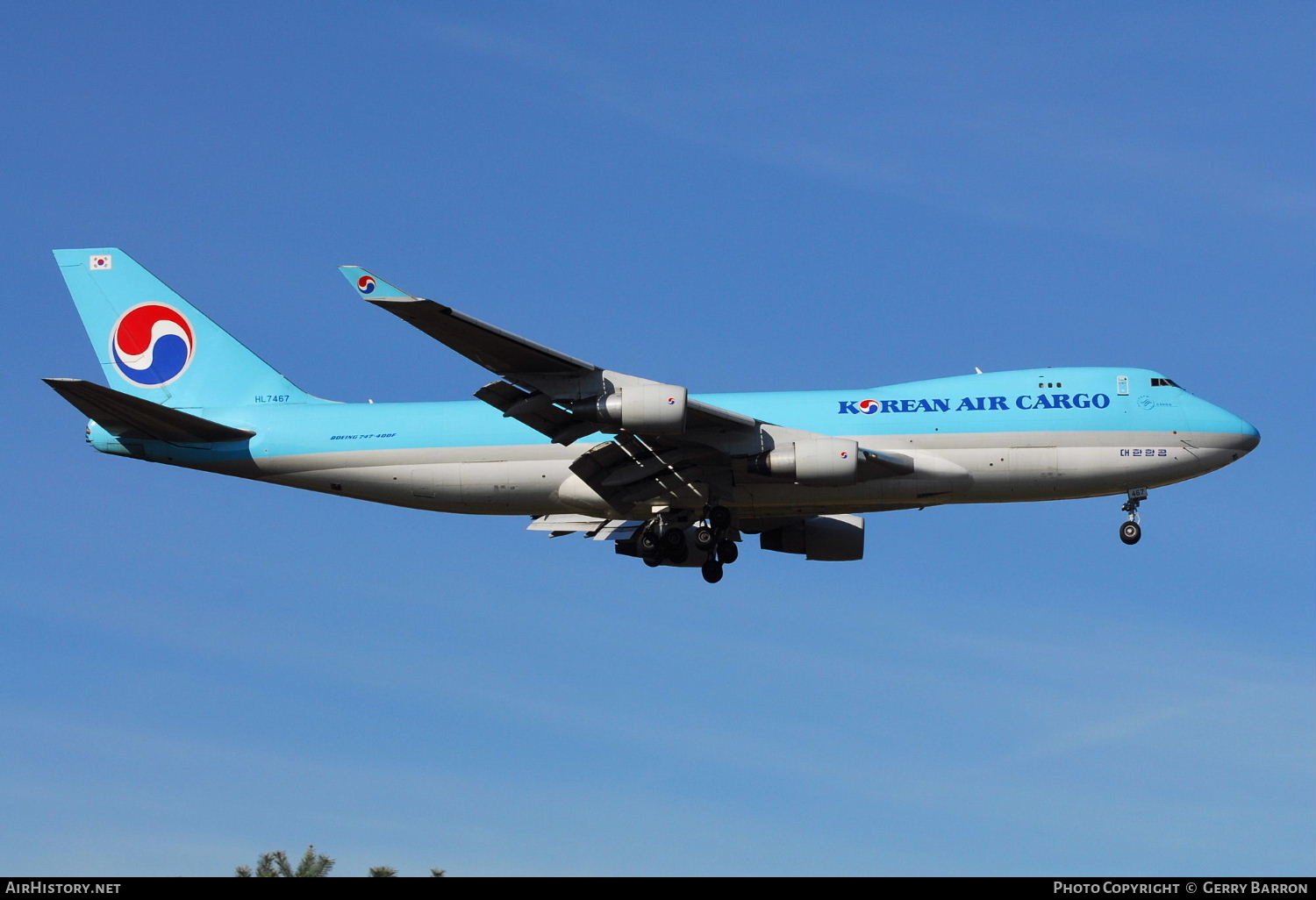 Aircraft Photo of HL7467 | Boeing 747-4B5F/SCD | Korean Air Cargo | AirHistory.net #338570