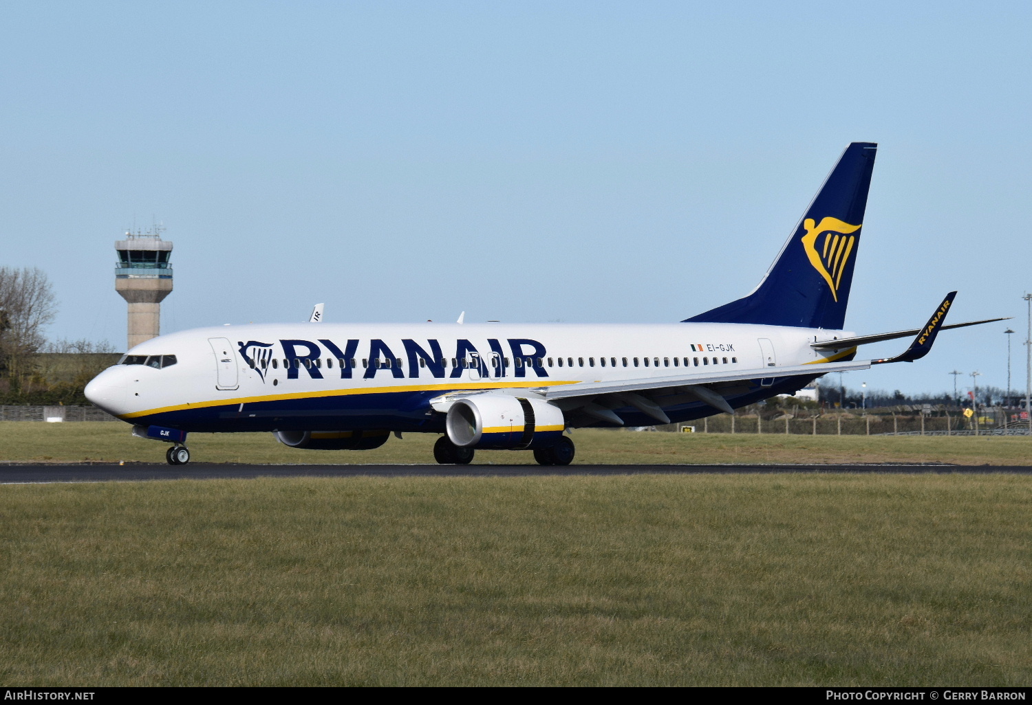 Aircraft Photo of EI-GJK | Boeing 737-800 | Ryanair | AirHistory.net #338574