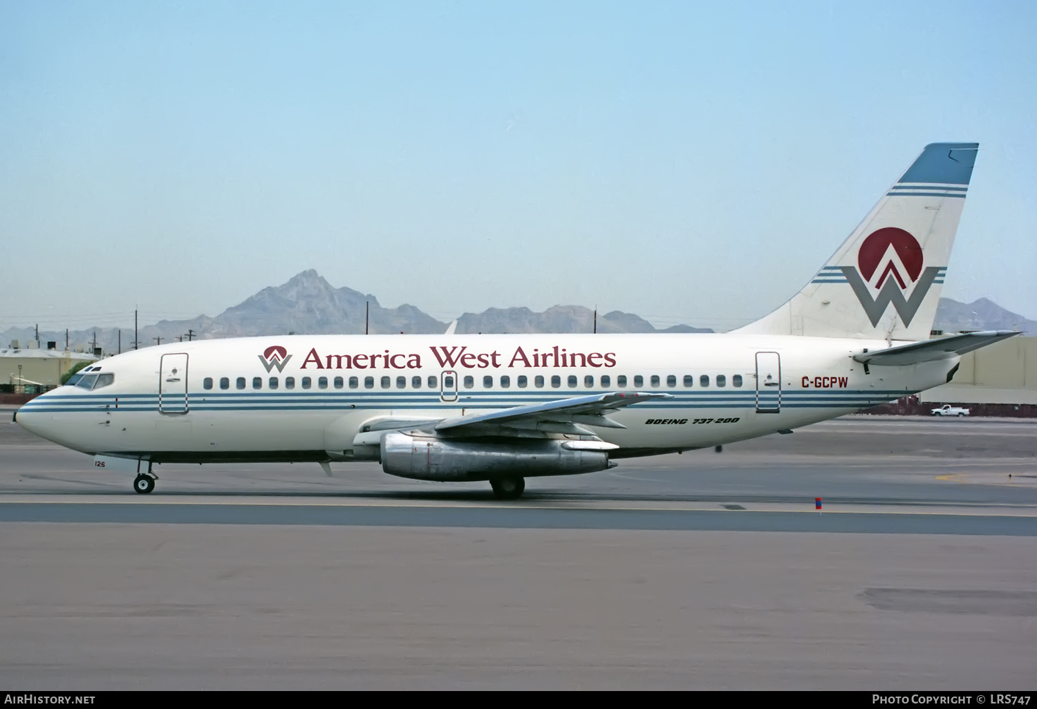 Aircraft Photo of C-GCPW | Boeing 737-275/Adv | America West Airlines | AirHistory.net #338586