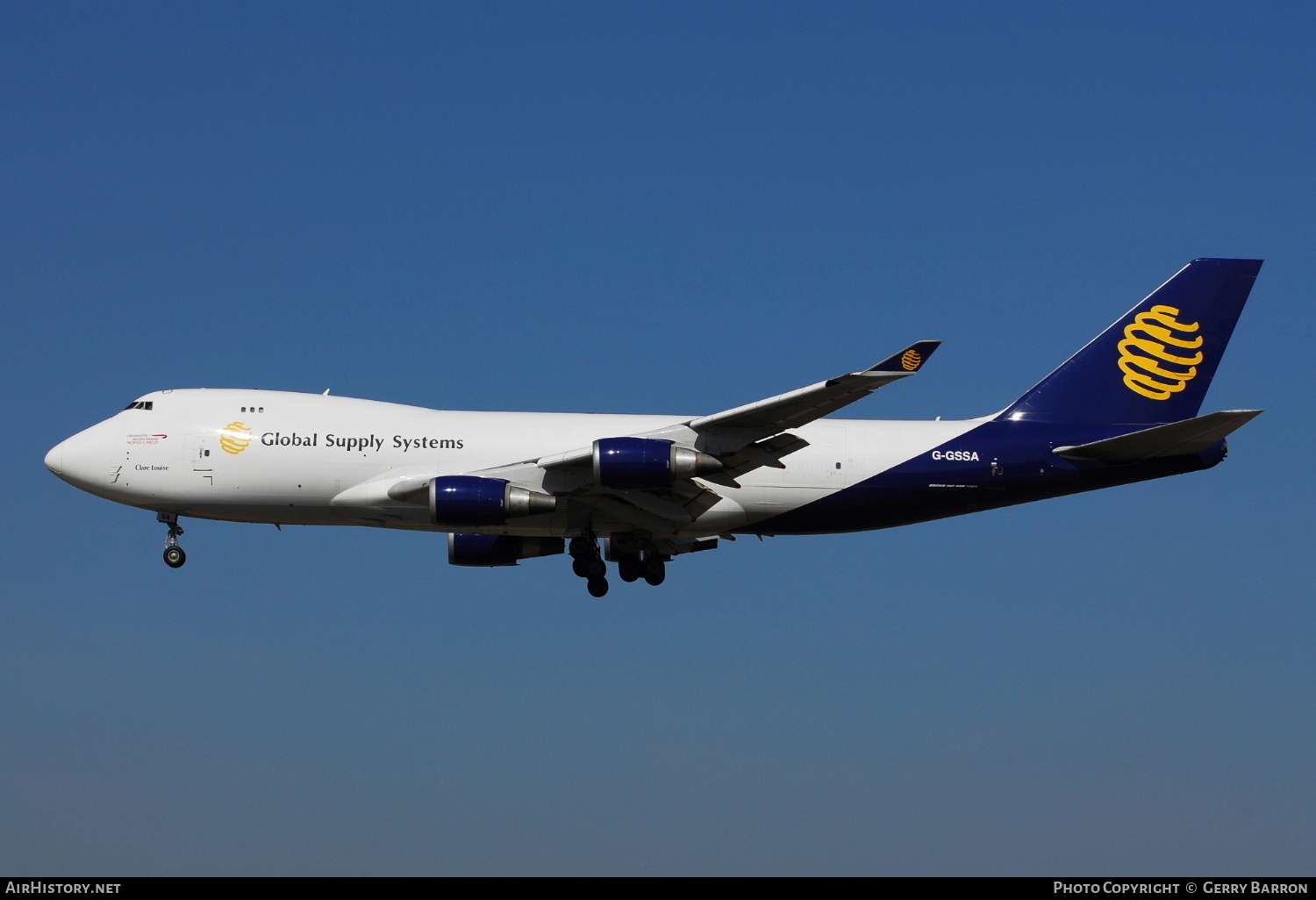 Aircraft Photo of G-GSSA | Boeing 747-47UF/SCD | Global Supply Systems | AirHistory.net #338589