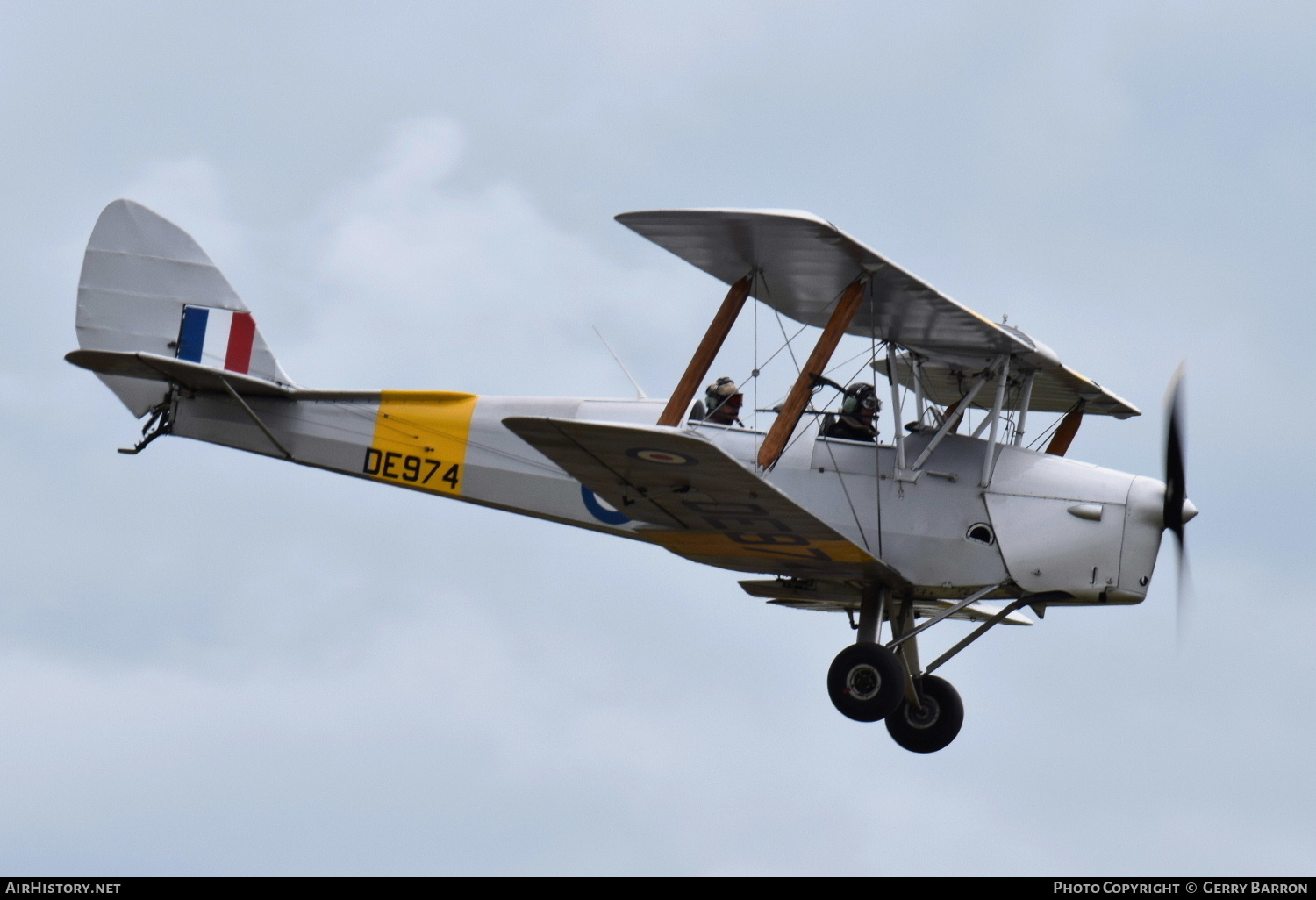 Aircraft Photo of G-ANZZ / DE974 | De Havilland D.H. 82A Tiger Moth II | UK - Air Force | AirHistory.net #338593