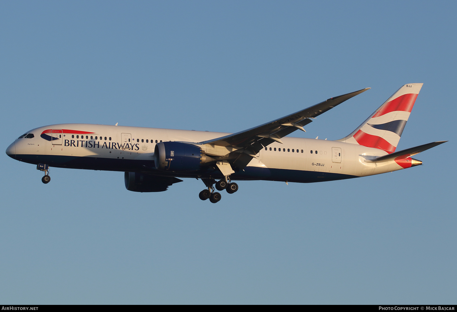 Aircraft Photo of G-ZBJJ | Boeing 787-8 Dreamliner | British Airways | AirHistory.net #338595