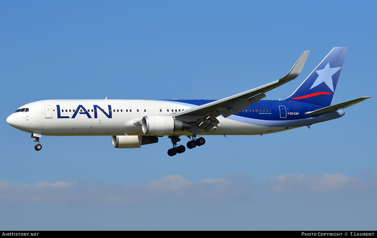 Aircraft Photo of CC-CXF | Boeing 767-316/ER | LAN Airlines - Línea Aérea Nacional | AirHistory.net #338614
