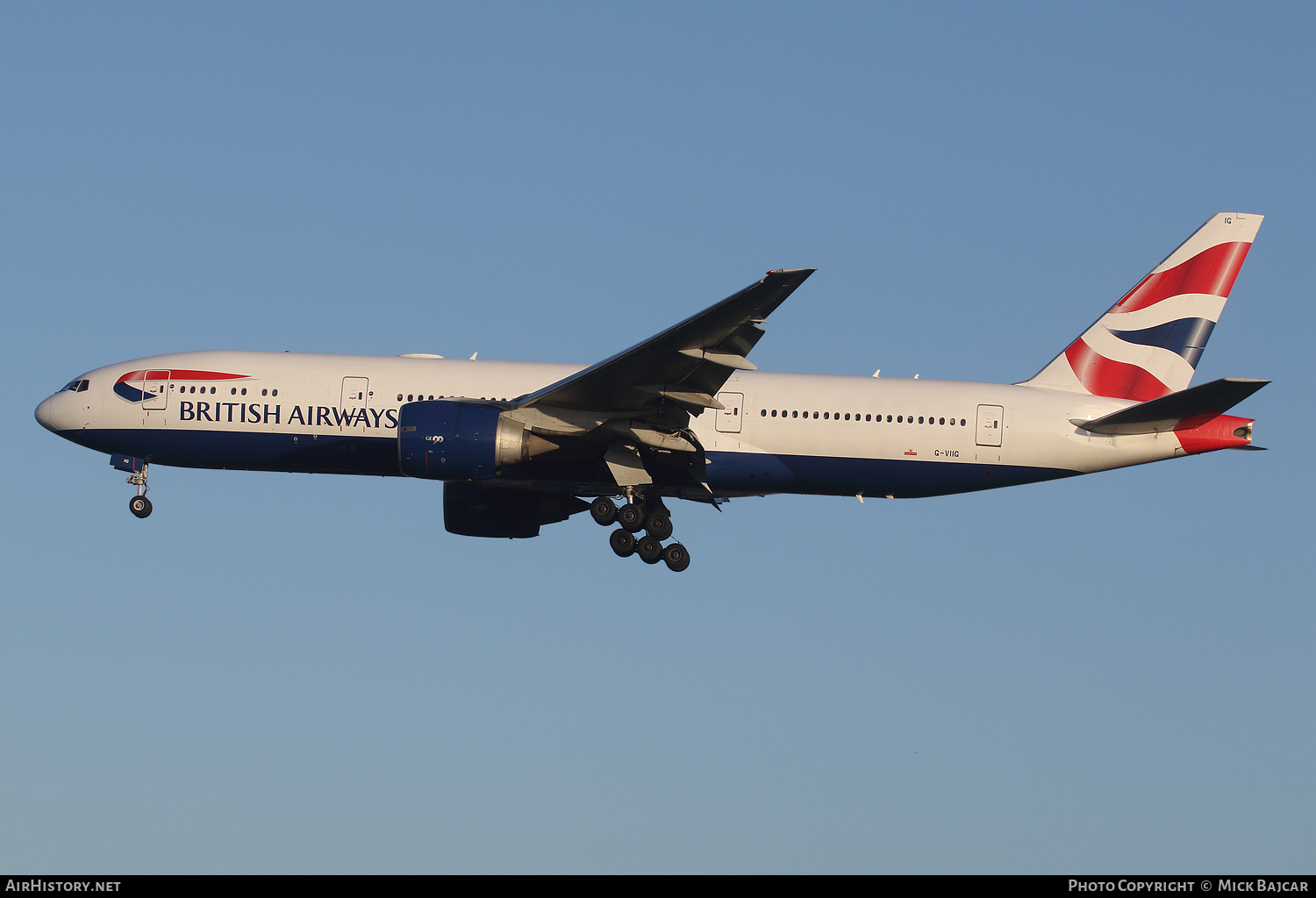 Aircraft Photo of G-VIIG | Boeing 777-236/ER | British Airways | AirHistory.net #338615