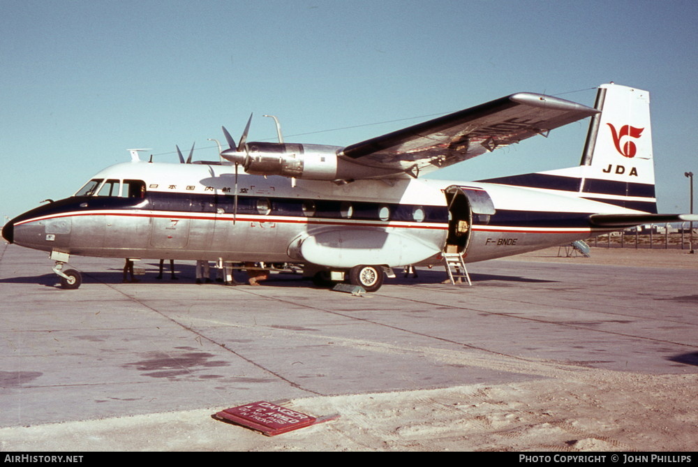 Aircraft Photo of F-BNDE | Nord 262A-14 | Japan Domestic Airways - JDA | AirHistory.net #338629