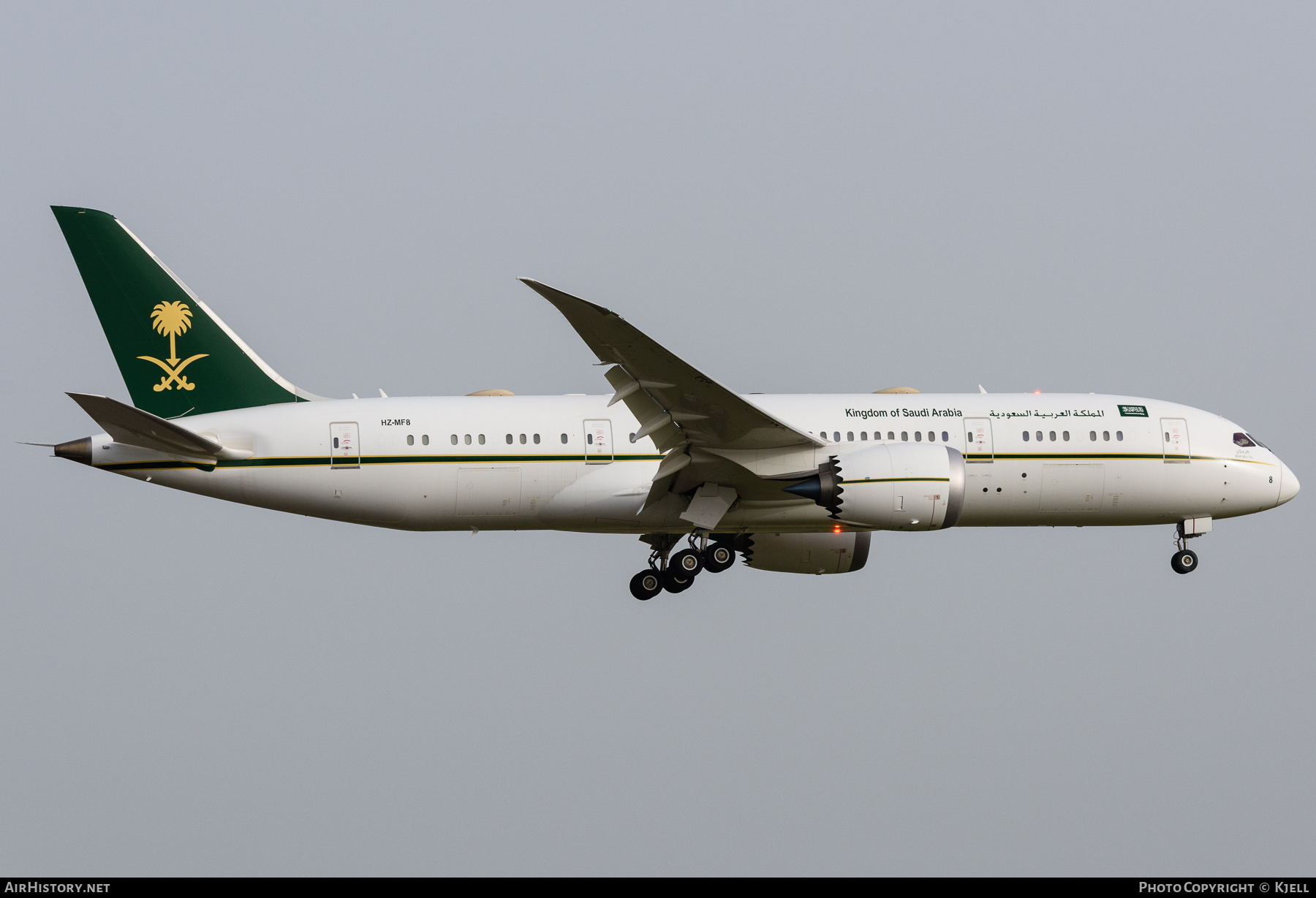 Aircraft Photo of HZ-MF8 | Boeing 787-8 BBJ | Kingdom of Saudi Arabia | AirHistory.net #338654