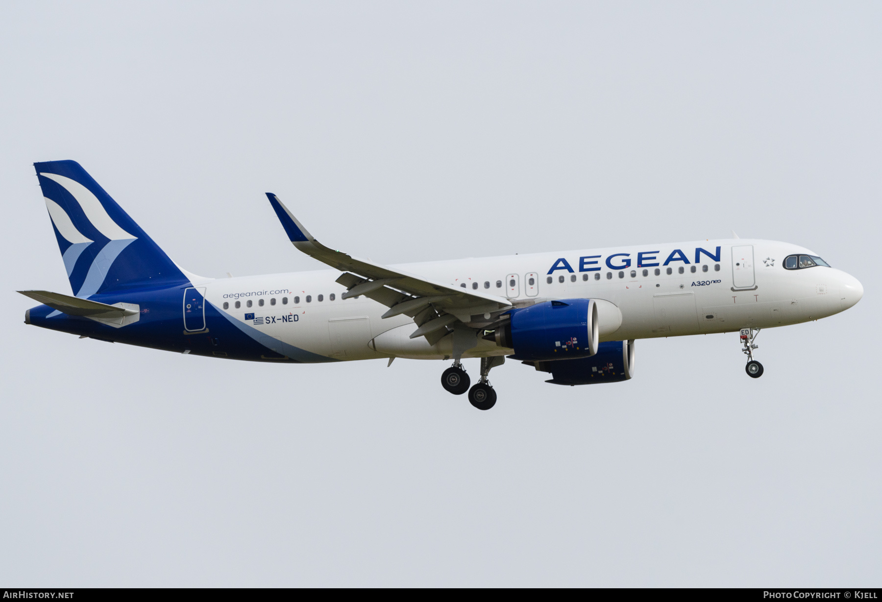 Aircraft Photo of SX-NED | Airbus A320-271N | Aegean Airlines | AirHistory.net #338657