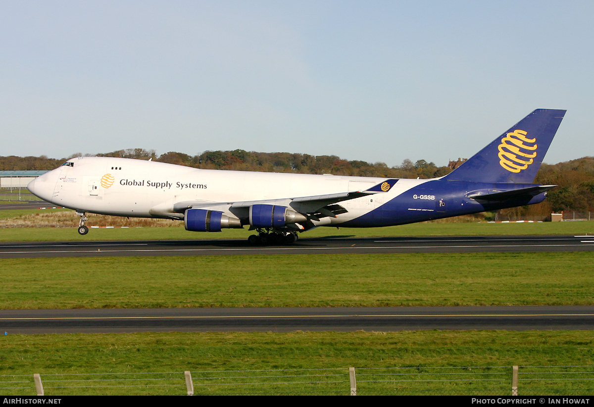 Aircraft Photo of G-GSSB | Boeing 747-47UF/SCD | Global Supply Systems | AirHistory.net #338658