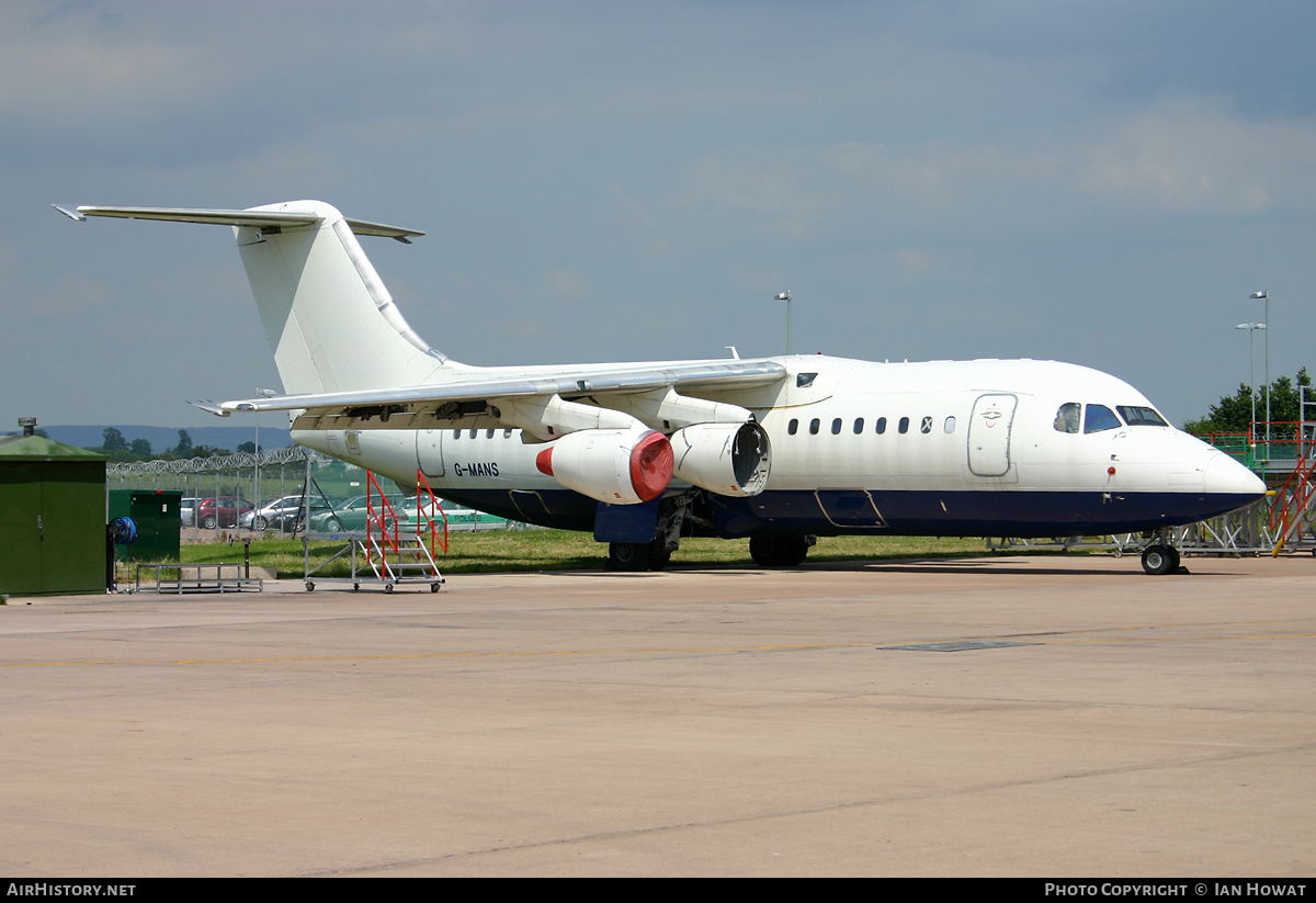 Aircraft Photo of G-MANS | British Aerospace BAe-146-200 | AirHistory.net #338660