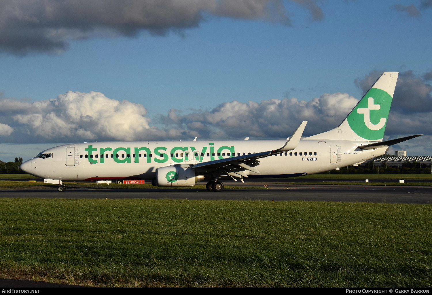Aircraft Photo of F-GZHD | Boeing 737-8K2 | Transavia | AirHistory.net #338661