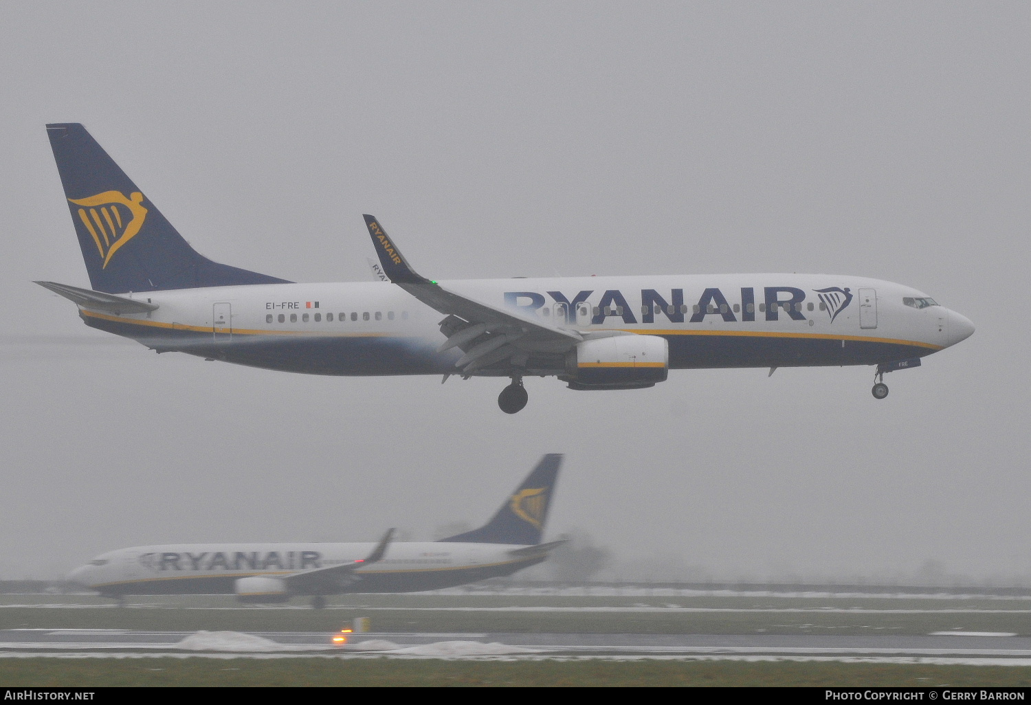 Aircraft Photo of EI-FRE | Boeing 737-8AS | Ryanair | AirHistory.net #338692