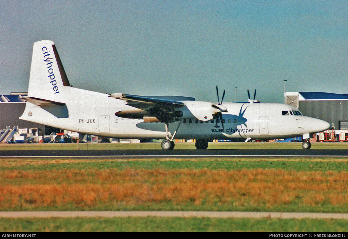 Aircraft Photo of PH-JXK | Fokker 50 | KLM Cityhopper | AirHistory.net #338746