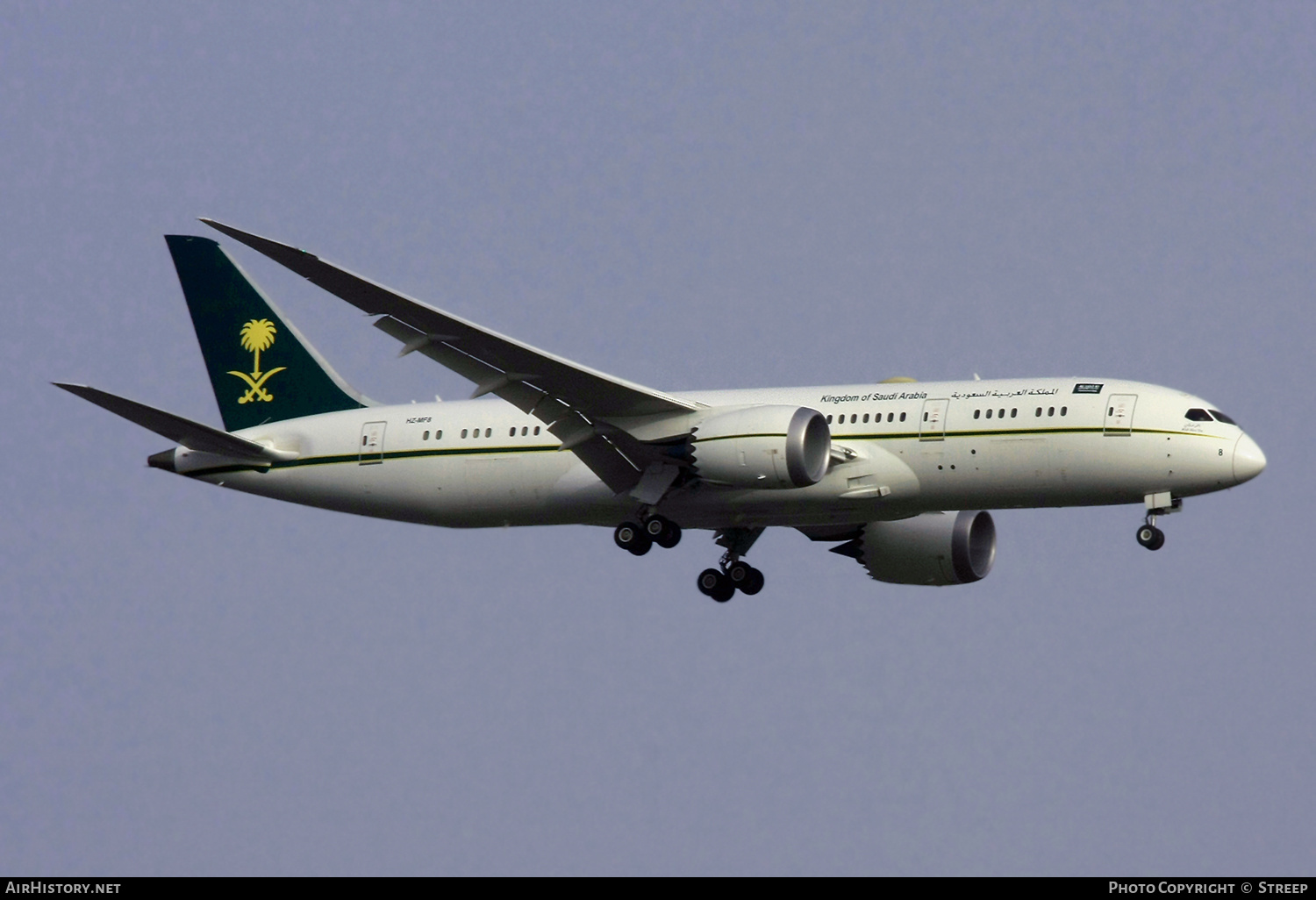 Aircraft Photo of HZ-MF8 | Boeing 787-8 BBJ | Kingdom of Saudi Arabia | AirHistory.net #338749