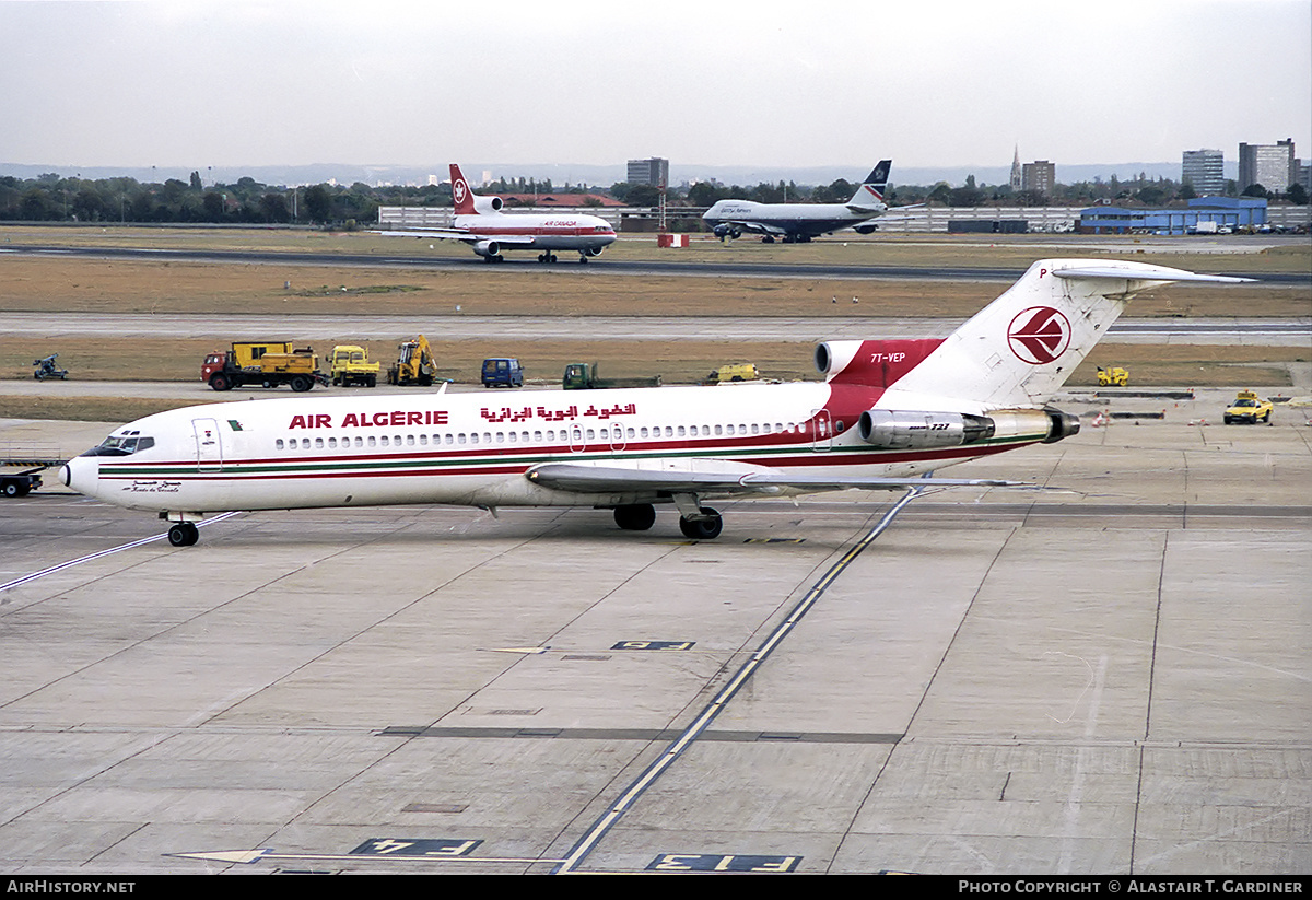 Aircraft Photo of 7T-VEP | Boeing 727-2D6/Adv | Air Algérie | AirHistory.net #338768