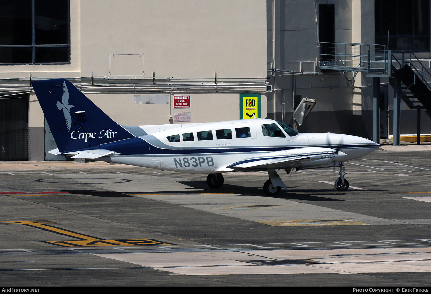 Aircraft Photo of N83PB | Cessna 402C | Cape Air | AirHistory.net #338775