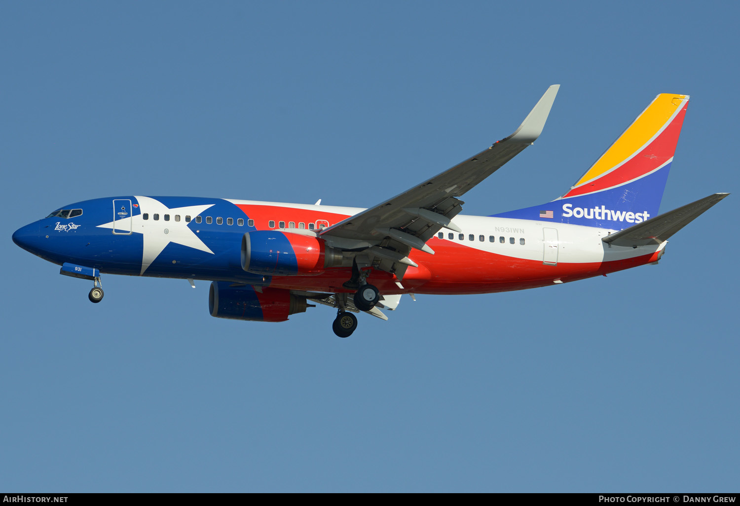 Aircraft Photo of N931WN | Boeing 737-7H4 | Southwest Airlines | AirHistory.net #338780