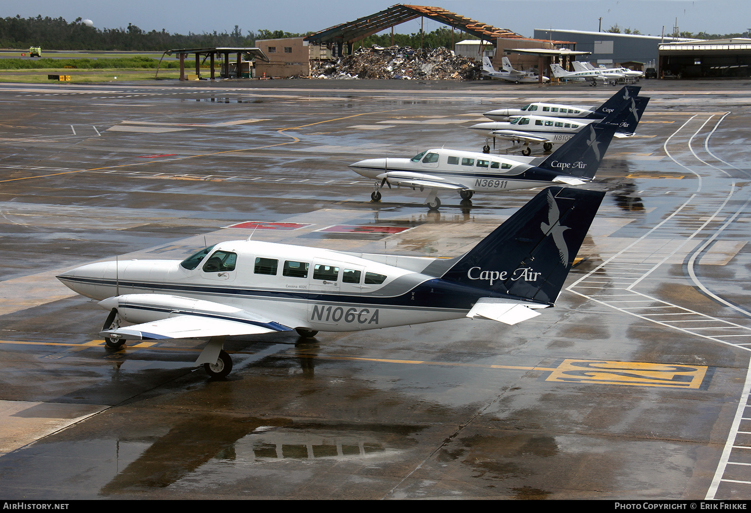 Aircraft Photo of N106CA | Cessna 402C Utililiner | Cape Air | AirHistory.net #338791
