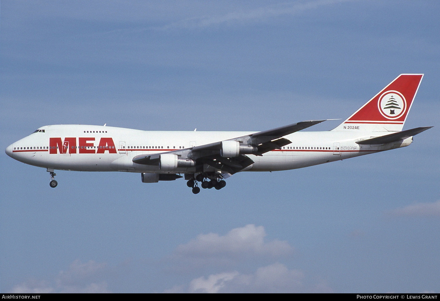 Aircraft Photo of N202AE | Boeing 747-2B4BM | MEA - Middle East Airlines | AirHistory.net #338831