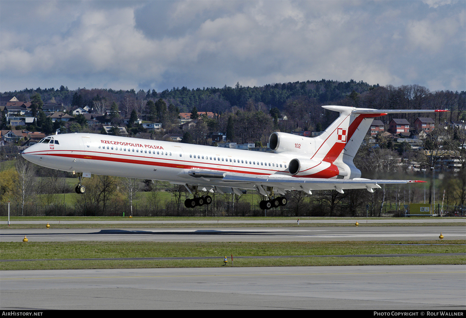 Aircraft Photo of 102 | Tupolev Tu-154M | Poland - Air Force | AirHistory.net #338846