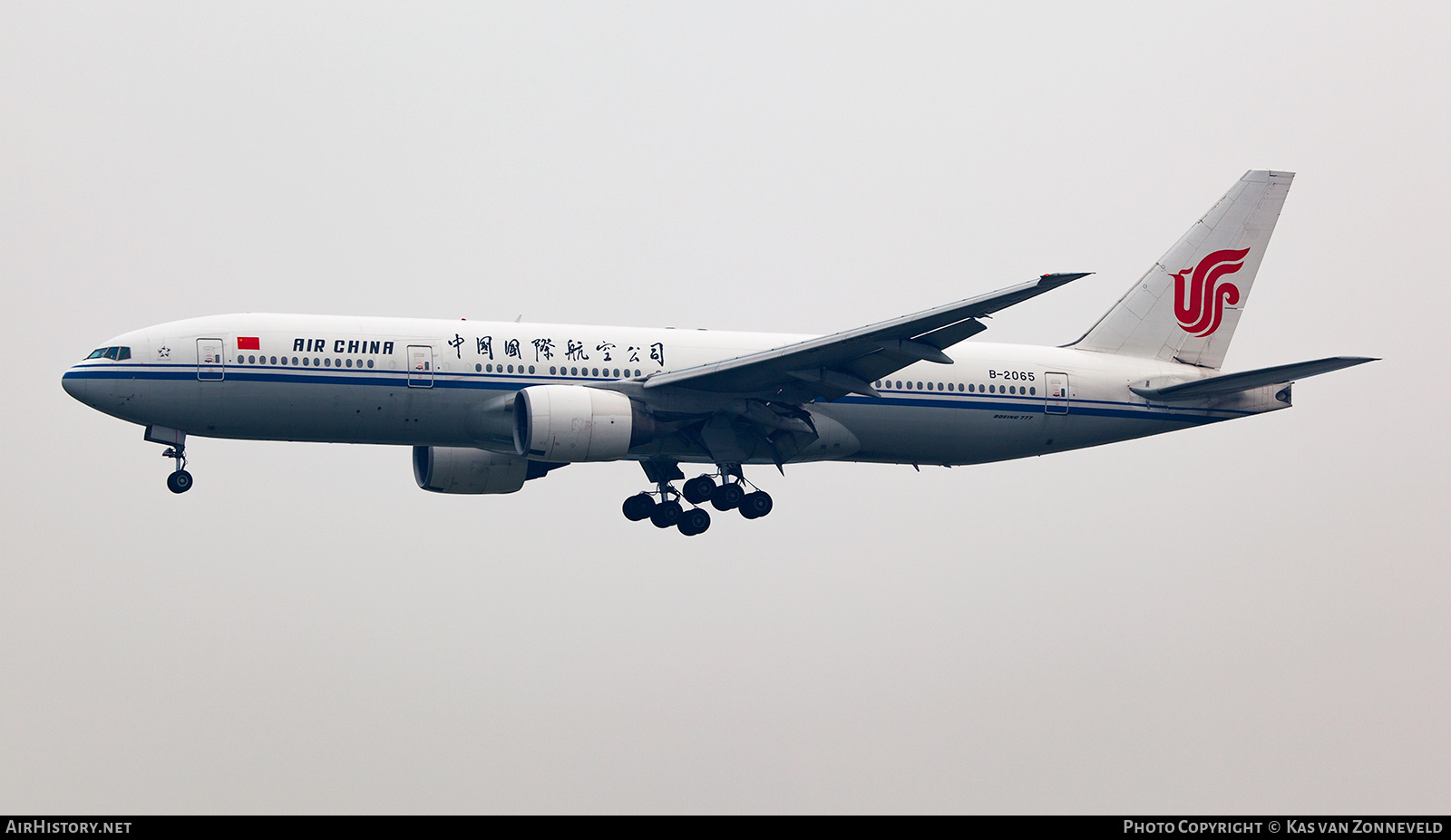 Aircraft Photo of B-2065 | Boeing 777-2J6 | Air China | AirHistory.net #338889