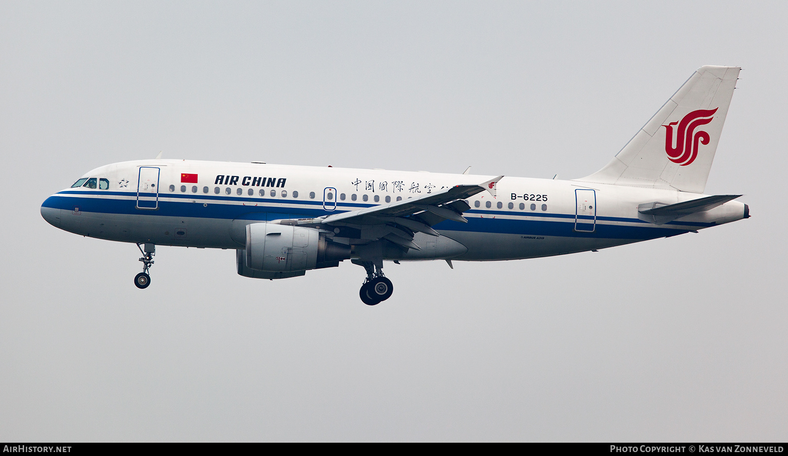Aircraft Photo of B-6225 | Airbus A319-115 | Air China | AirHistory.net #338898