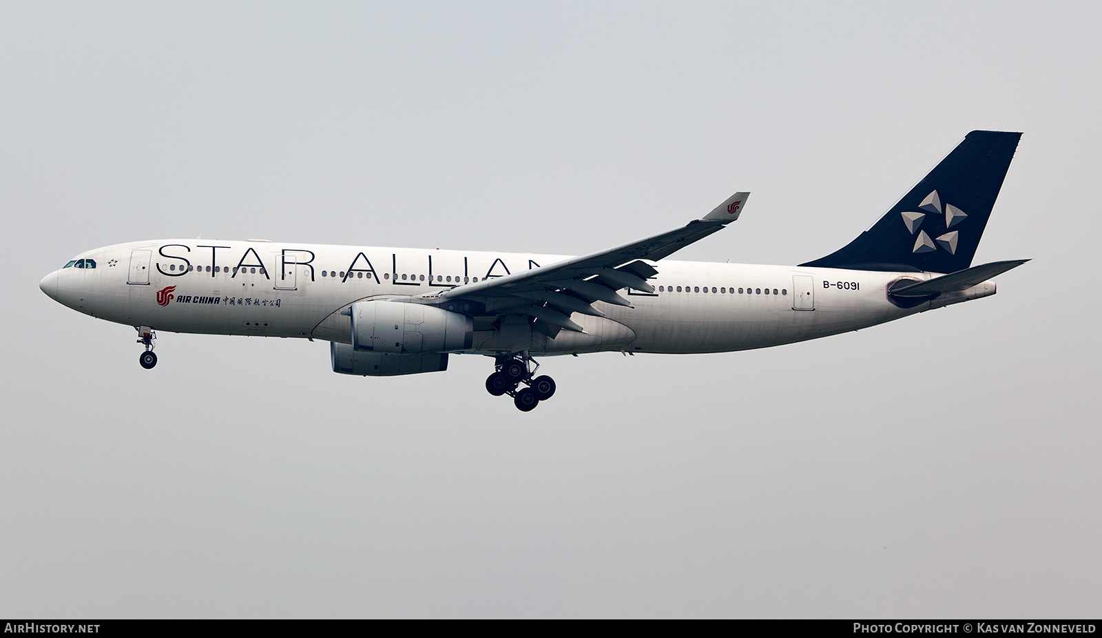 Aircraft Photo of B-6091 | Airbus A330-243 | Air China | AirHistory.net #338904