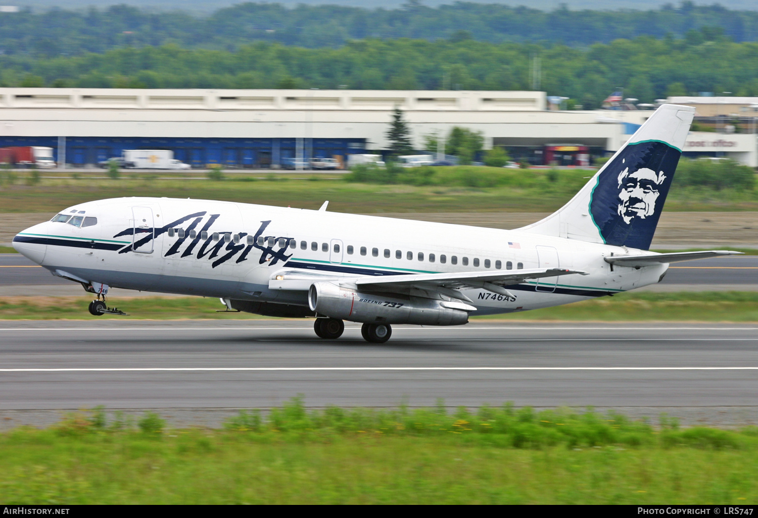 Aircraft Photo of N746AS | Boeing 737-2X6C/Adv | Alaska Airlines | AirHistory.net #338929