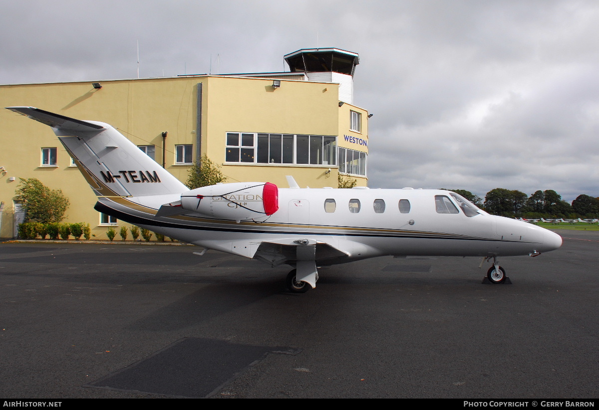 Aircraft Photo of M-TEAM | Cessna 525 CitationJet CJ1+ | AirHistory.net #338930