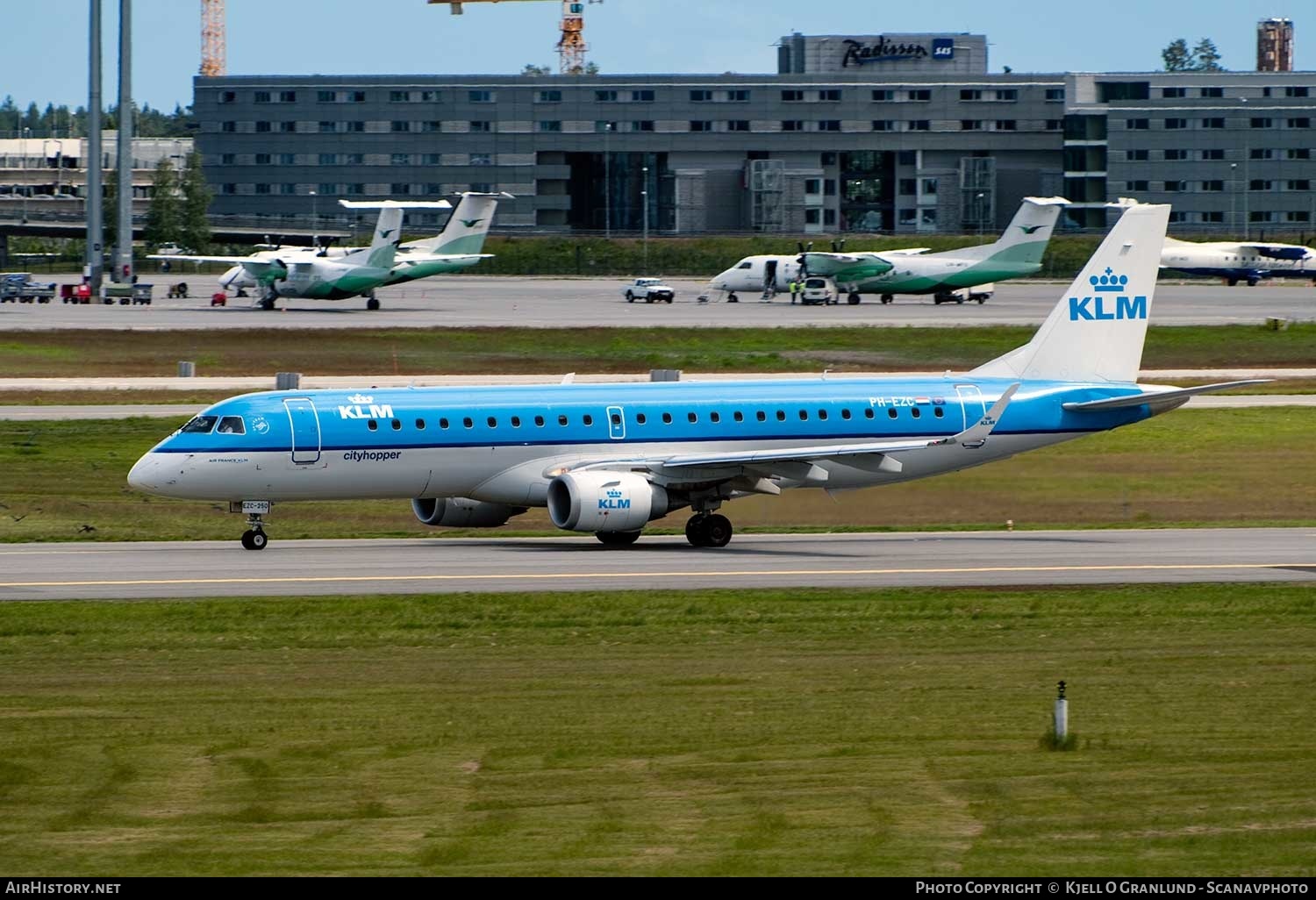 Aircraft Photo of PH-EZC | Embraer 190STD (ERJ-190-100STD) | KLM Cityhopper | AirHistory.net #338938