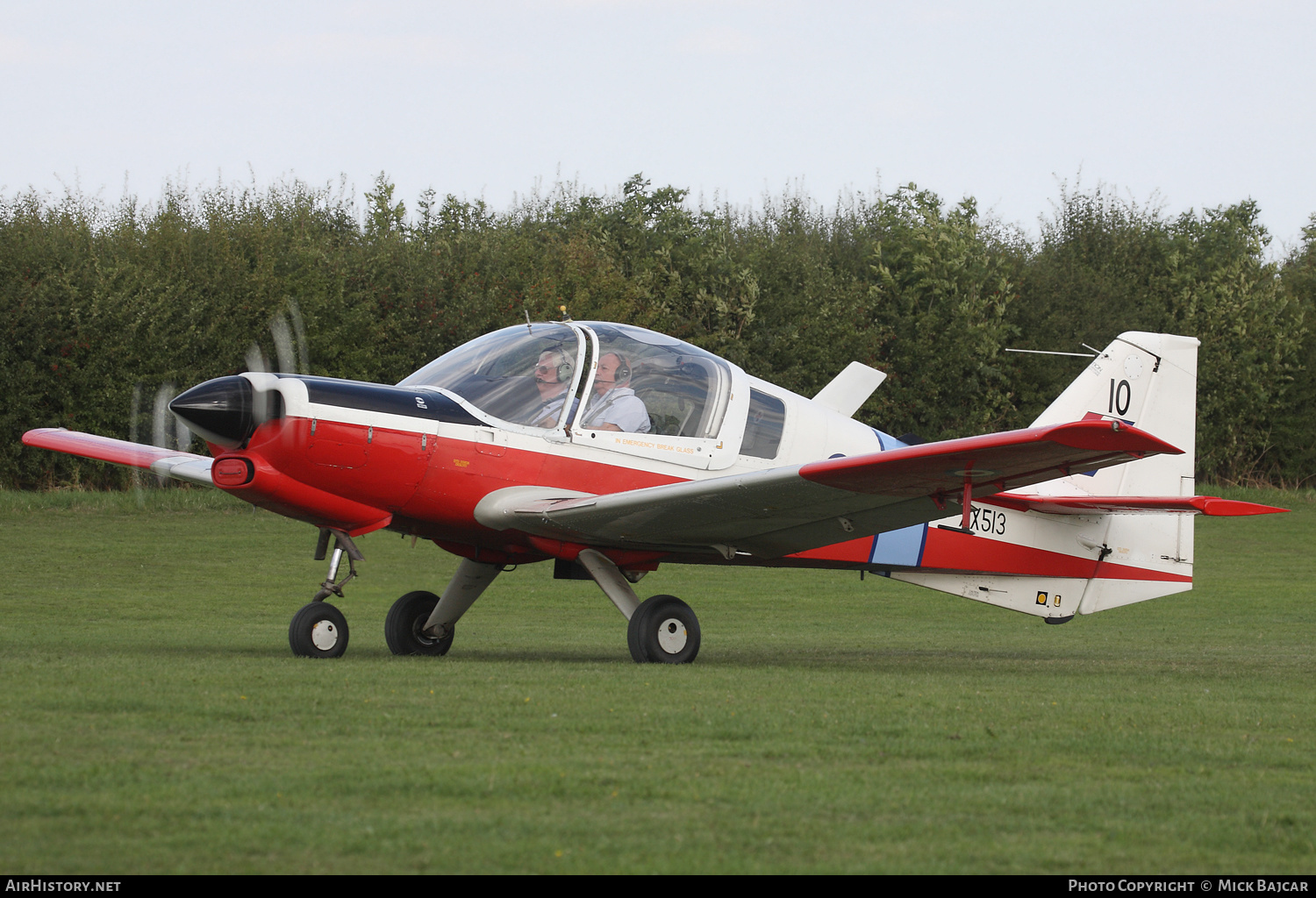 Aircraft Photo of G-KKKK / XX513 | Scottish Aviation Bulldog T1 | UK - Air Force | AirHistory.net #338953