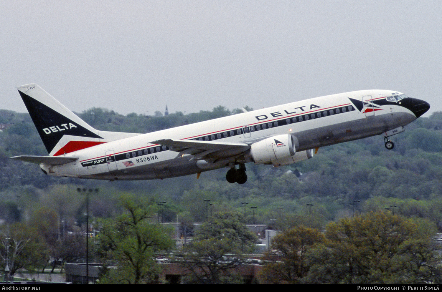 Aircraft Photo of N306WA | Boeing 737-347 | Delta Air Lines | AirHistory.net #338954