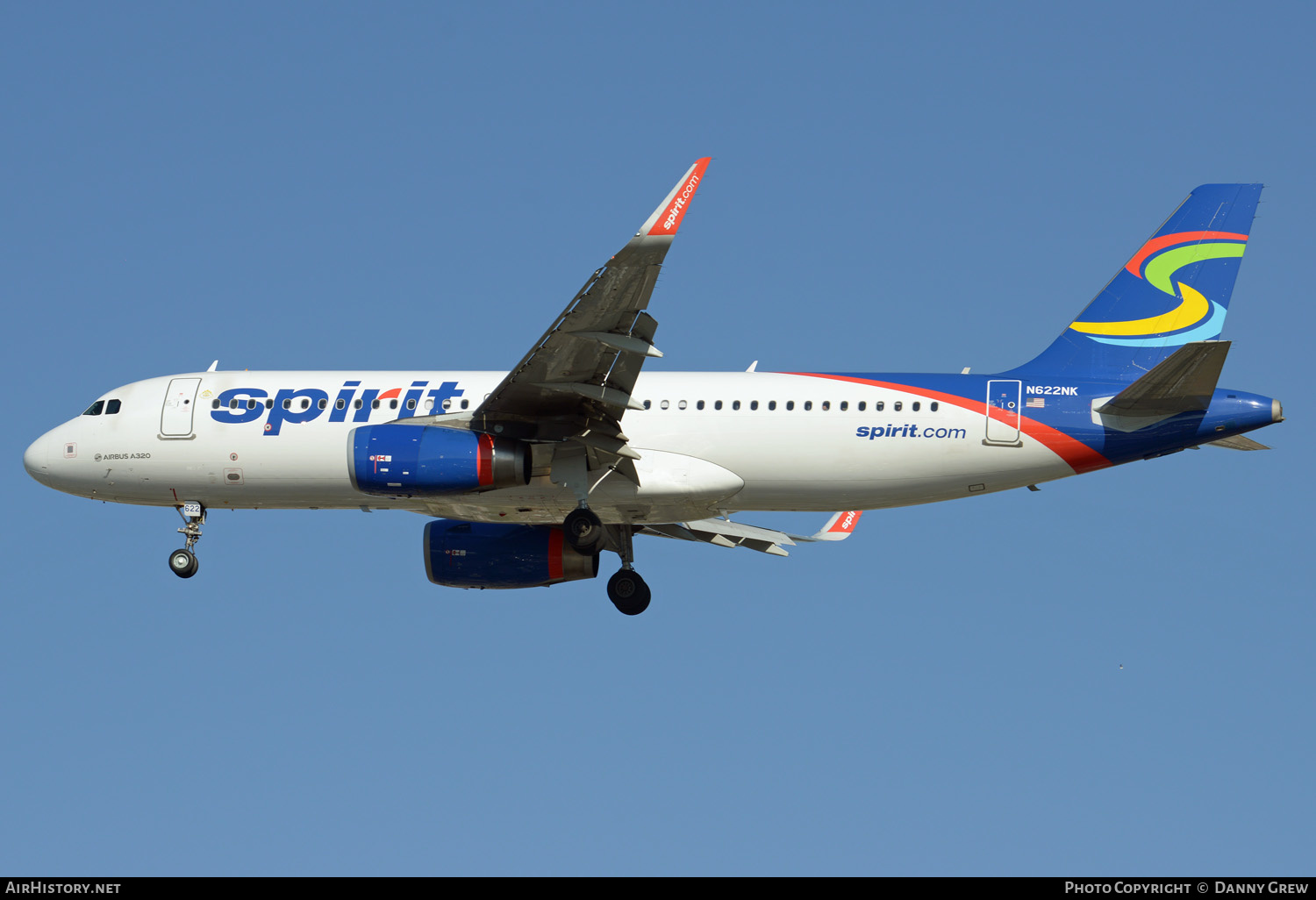 Aircraft Photo of N622NK | Airbus A320-232 | Spirit Airlines | AirHistory.net #338977