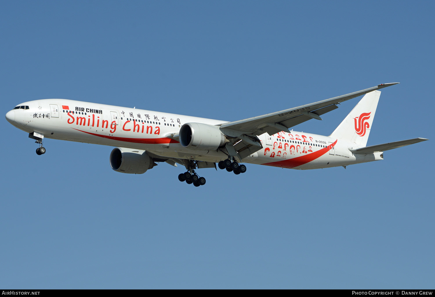 Aircraft Photo of B-2035 | Boeing 777-39L/ER | Air China | AirHistory.net #338983