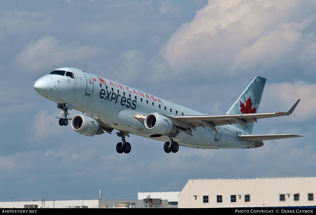 Aircraft Photo of C-FEKD | Embraer 175LR (ERJ-170-200LR) | Air Canada Express | AirHistory.net #338993