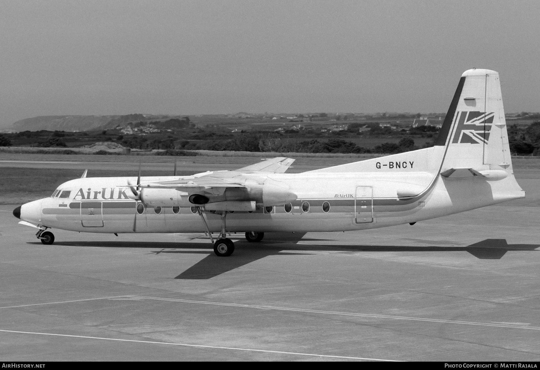 Aircraft Photo of G-BNCY | Fokker F27-500 Friendship | Air UK | AirHistory.net #338995