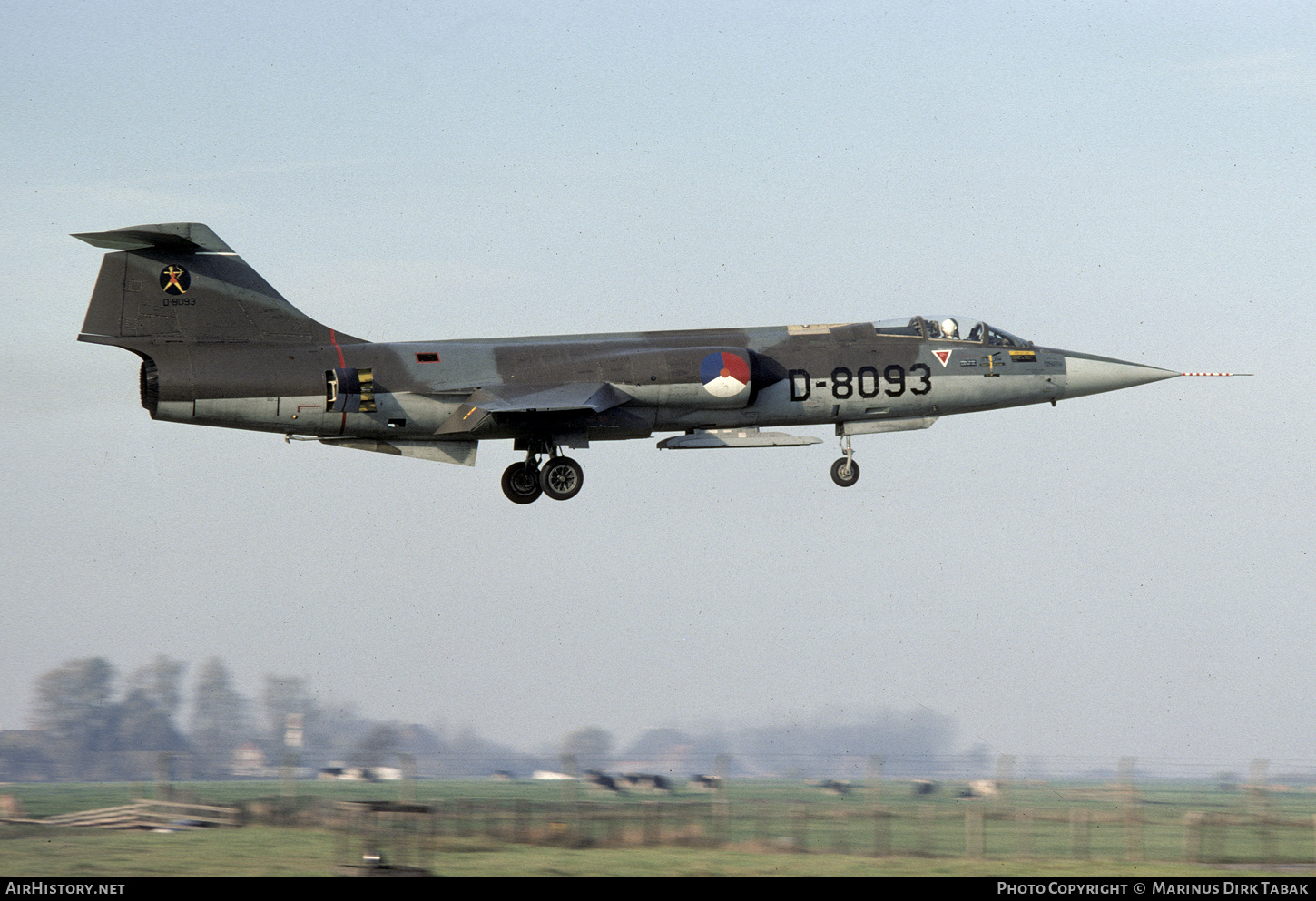 Aircraft Photo of D-8093 | Lockheed F-104G Starfighter | Netherlands - Air Force | AirHistory.net #339006
