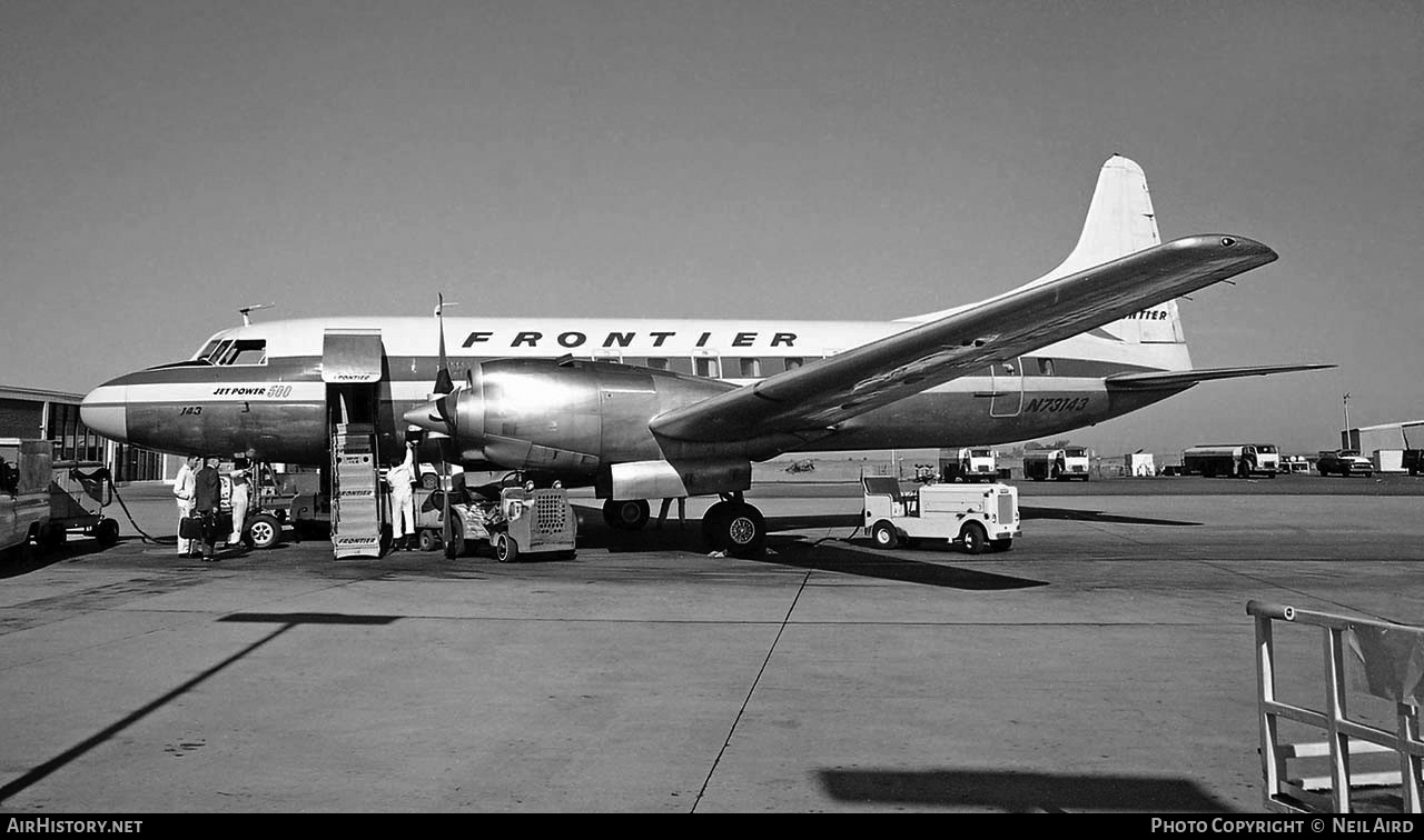 Aircraft Photo of N73143 | Convair 580 | Frontier Airlines | AirHistory.net #339014