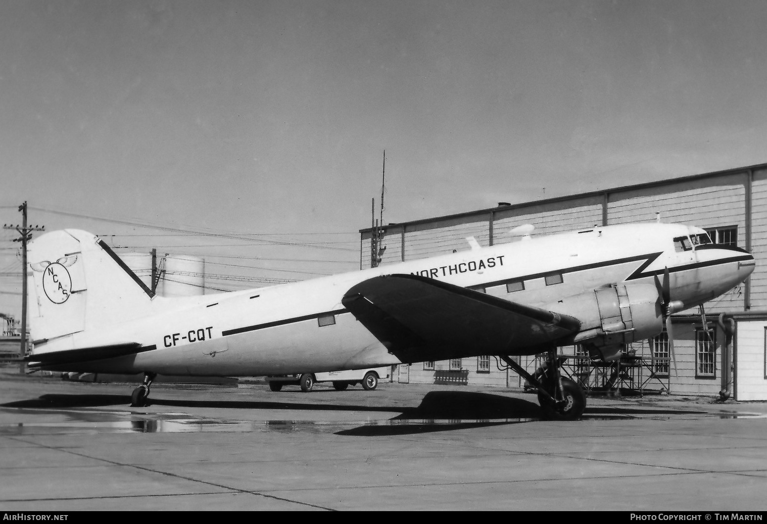 Aircraft Photo of CF-CQT | Douglas C-47A Skytrain | North Coast Air Services - NCAS | AirHistory.net #339019
