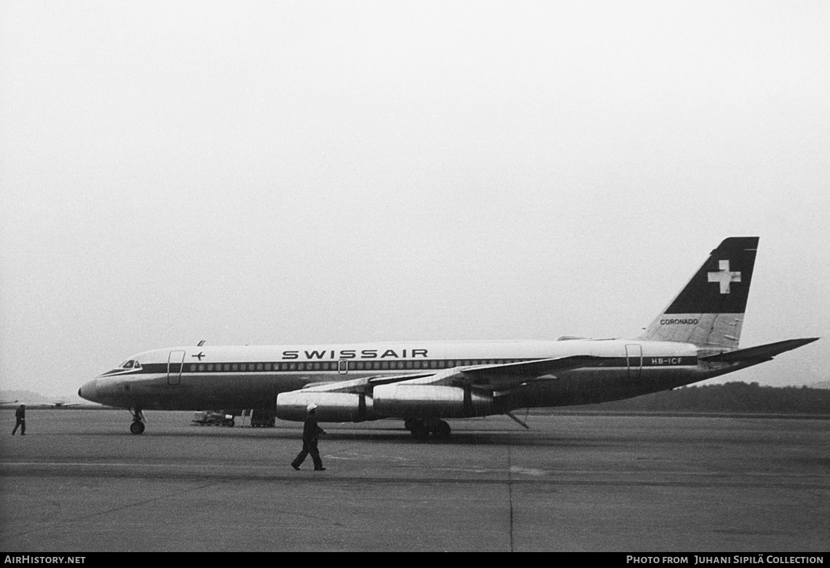 Aircraft Photo of HB-ICF | Convair 990A Coronado (30A-6) | Swissair | AirHistory.net #339049